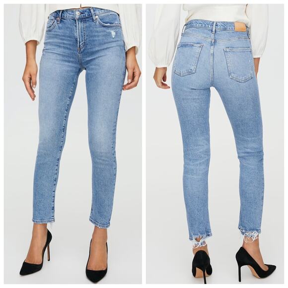 Citizens of Humanity Harlow Ankle Slim Jeans Chit Chat Wash - Picture 1 of 13